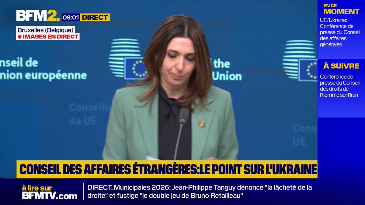 "Nous soutenons fermement l'Ukraine. L'élargissement n'est pas un geste symbolique.  C'est un investissement stratégique dans la paix,
la stabilité, la démocratie et la prospérité à travers
notre continent", déclare Marilena Raouna, Présidente du Conseil de l'Union européenne 