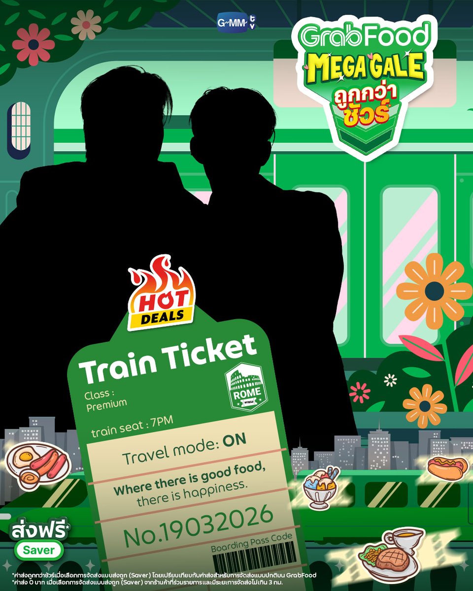 GMMTV's tweet image. Our journey is beginning again.
เตรียมตัวเก็บกระเป๋า แล้วมาสร้างความทรงจำสุดแสนพิเศษไปกับการเดินทางของพวกเราด้วยกันนะครับ…

#GrabFood
#GMMTV