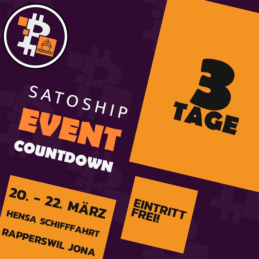 Satoship ⛴️ 🧡🇨🇭 20.-22.03.26 tweet media