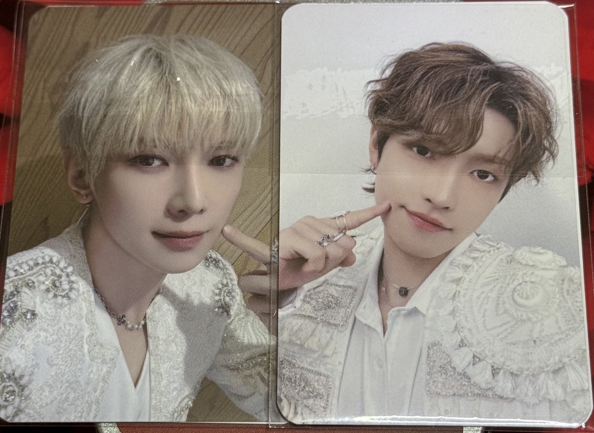 hi! is anyone inch here? will sell for a discounted price (originally need to purchase ₱2800 worth of items!) 

will also give 1 official pc if buying set 🫶 

also accepting trades but pls dm first 

🏷️ ateez wts lfb ph wtt hongjoong yeosang tour md benefit pc