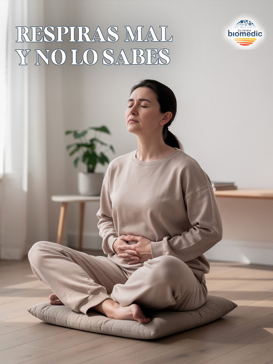 BiomedicCenter's tweet photo. La forma en la que respiras influye en tu digestión, energía, concentración e incluso postura.
Muchas personas respiran de forma superficial o por la boca sin darse cuenta.
En Biomedic valoramos tu patrón respiratorio como parte de un enfoque integrativo de salud.

☎ 952 368 146 https://t.co/u9TztGusRt