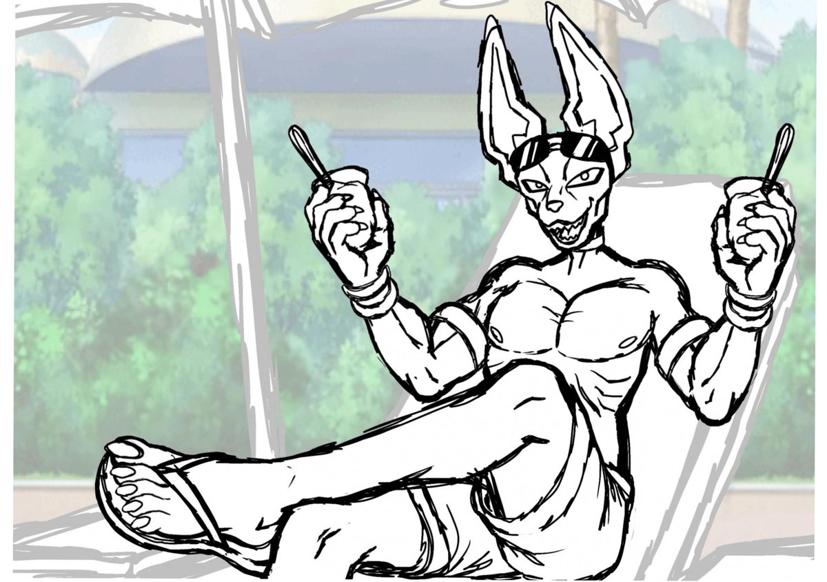 Beerus's chill day remake 
#beerus #dragonball #furry #furryart #art #artwork #dragonballsuper