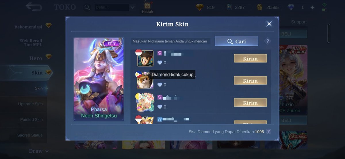 Mobile Legends Menfess tweet media