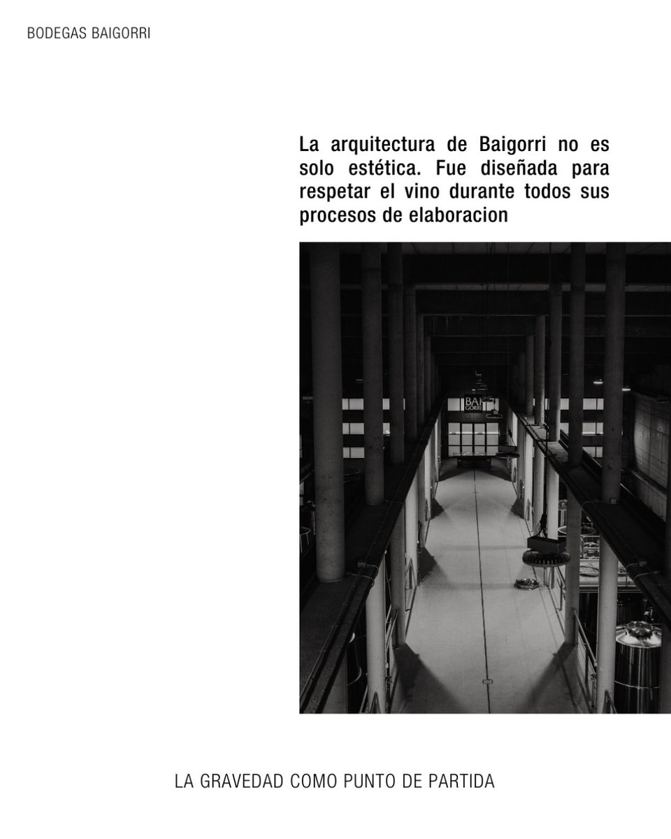 BodegasBaigorri's tweet photo. Bodegas Baigorri,
donde la arquitectura respeta el ritmo natural del vino.

✖️ https://t.co/SMbuVMJHQe
-
Bodegas Baigorri,
where the architecture respects the natural rhythm of the wine.

✖️  https://t.co/SMbuVMJHQe https://t.co/uwZxYyiSo7