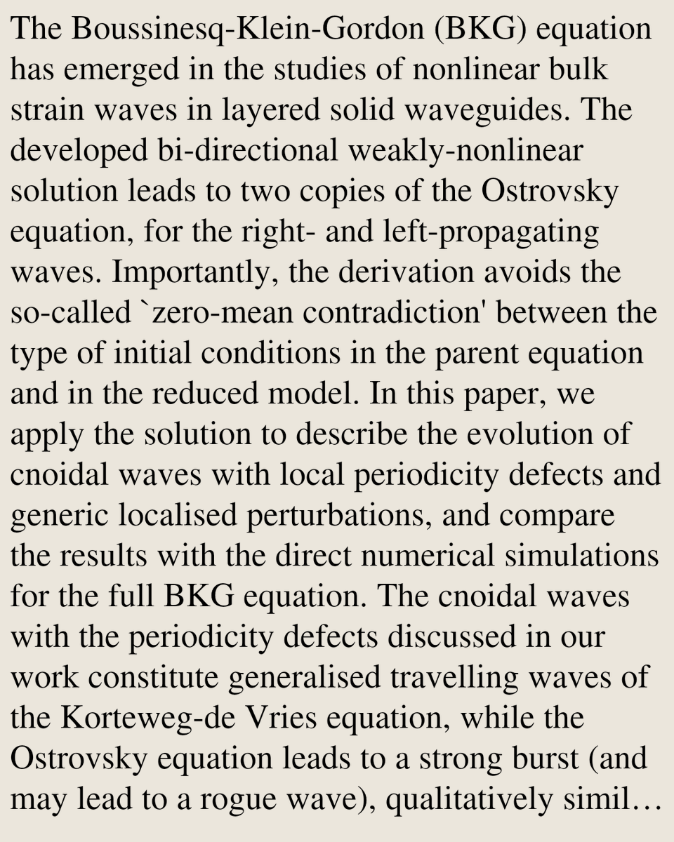 Nonlinear Sciences tweet media