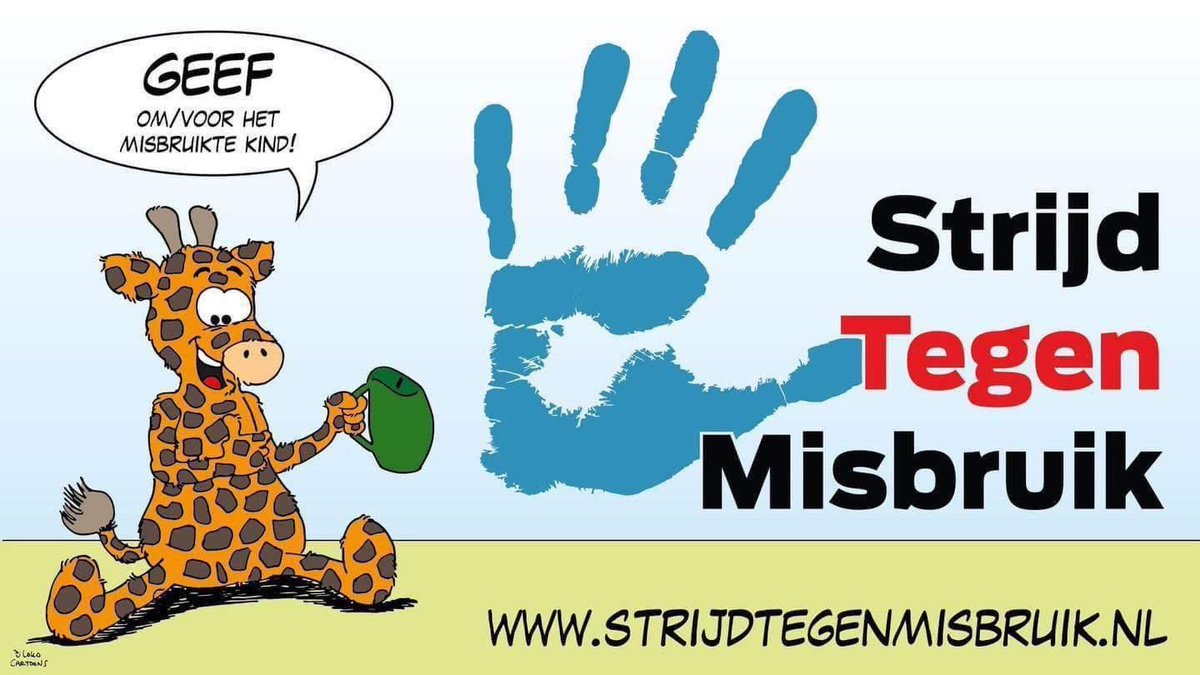 Wij hebben jullie steun ❤️ nodig om ons werk voortzetten tegen kindermisbruik 💪🏻

Wordt DONATEUR of geef een kleine DONATIE voor "Stichting Strijd Tegen Misbruik" tegen KINDERMISBRUIK

Website strijdtegenmisbruik.nl

#StrijdTegenMisbruik #FightAgainstAbuse #KampfGegenMissbrauch