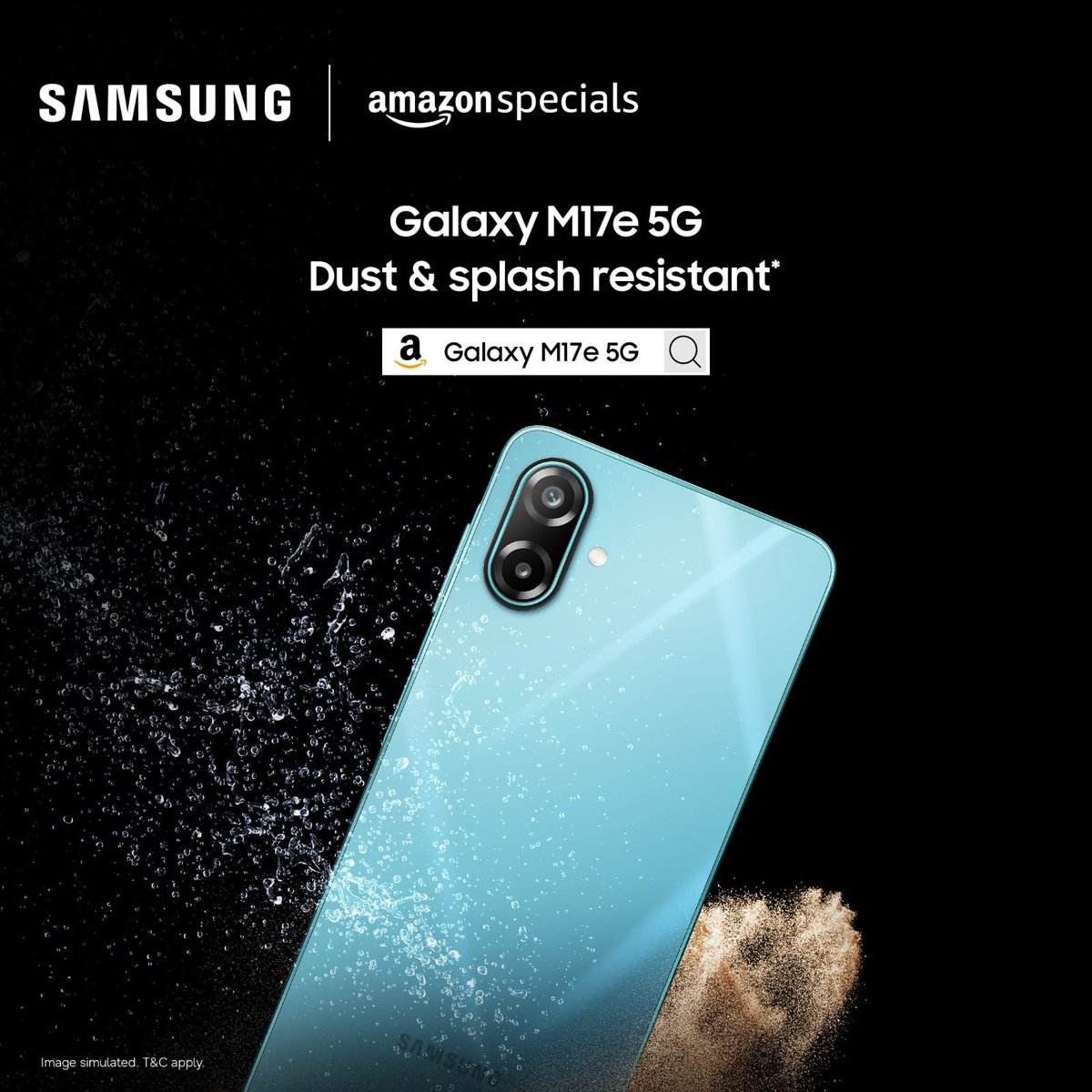 Take on chaos with calm confidence.
A design that’s ready for real life.
#GalaxyM17e #AllinOneMonster