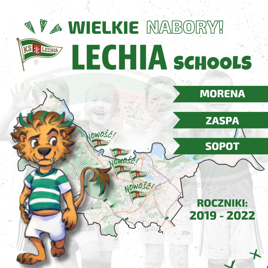 ‼️Twoje dziecko może grać w Lechii! Ruszamy z wielkimi naborami do Lechia Schools!

Zapraszamy wszystkie dzieci z roczników 2019 - 2022 do wielkiej rekrutacji. Pierwsze 2 treningi są całkowicie 𝐝𝐚𝐫𝐦𝐨𝐰𝐞!

lechiaschools.pl