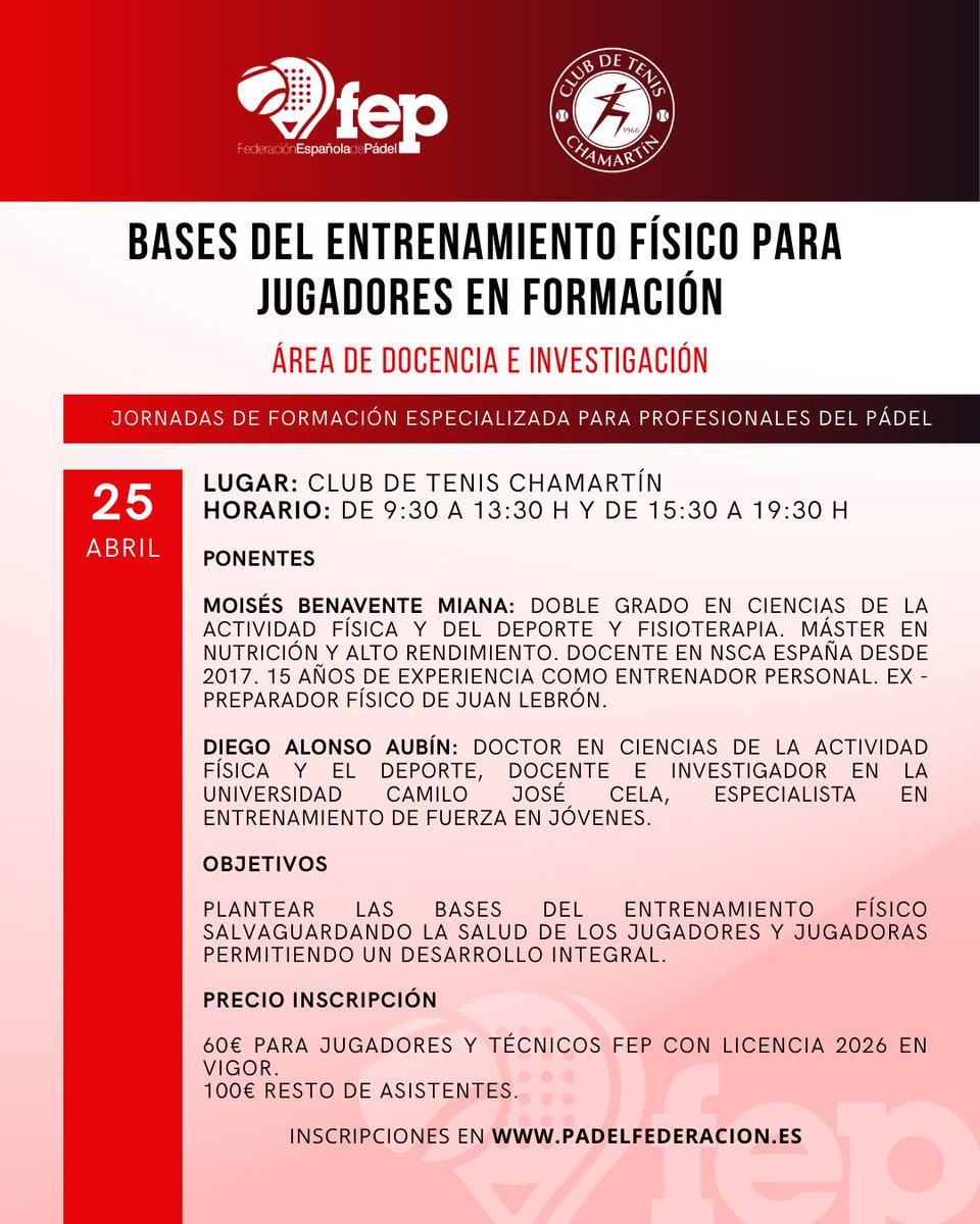 Federación Española de Pádel tweet media