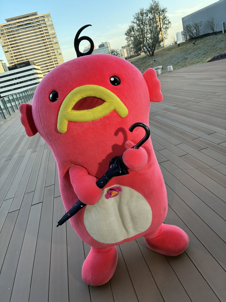 明日のよほうは雨かシー！

明日は、みんな傘☂️もっていくシー！！

かぜひかないようにするシー！！！

#ABCテレビ #エビシー