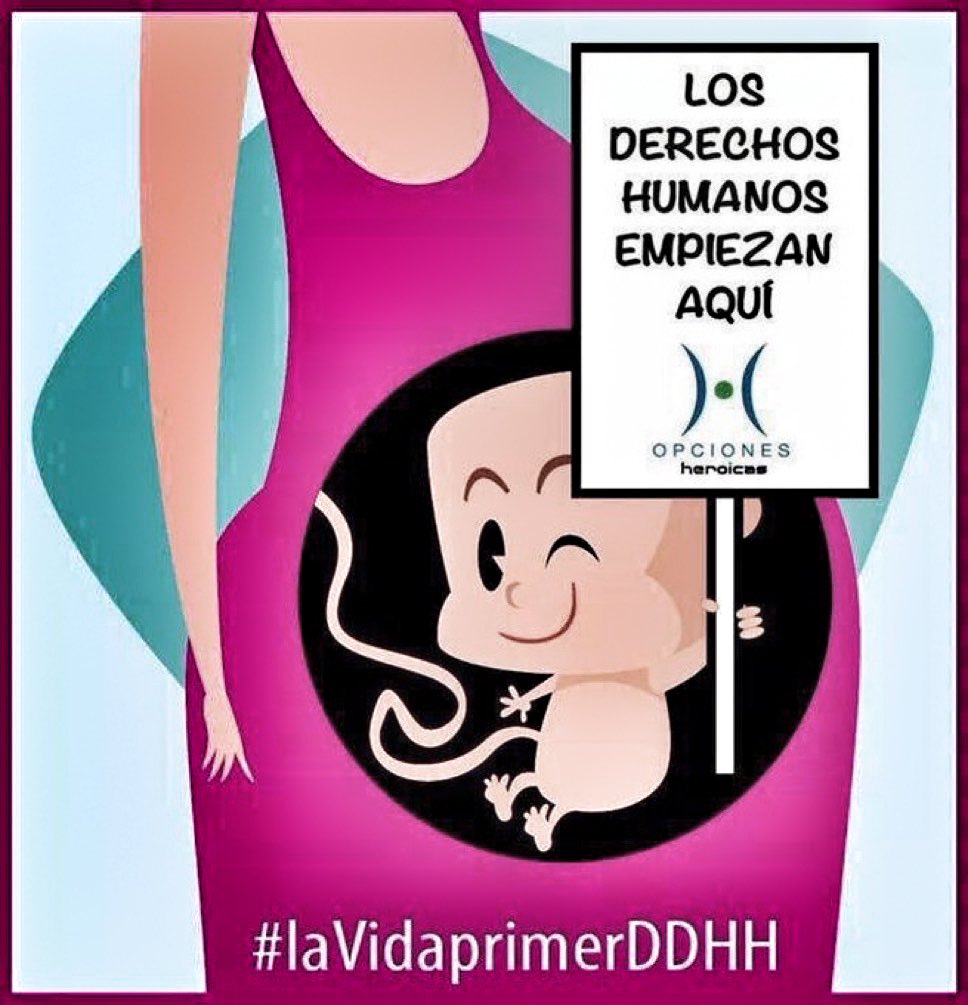 El primer derecho fundamental es el derecho a vivir, sin el, nos convertimos en animales. #SiALaVida