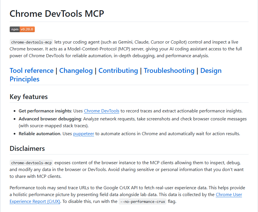 Chrome 官方这个神器 DevTools MCP 去年就发了，但我相信很多人还是没安装😂 Chrome DevTools MCP 是让 ...