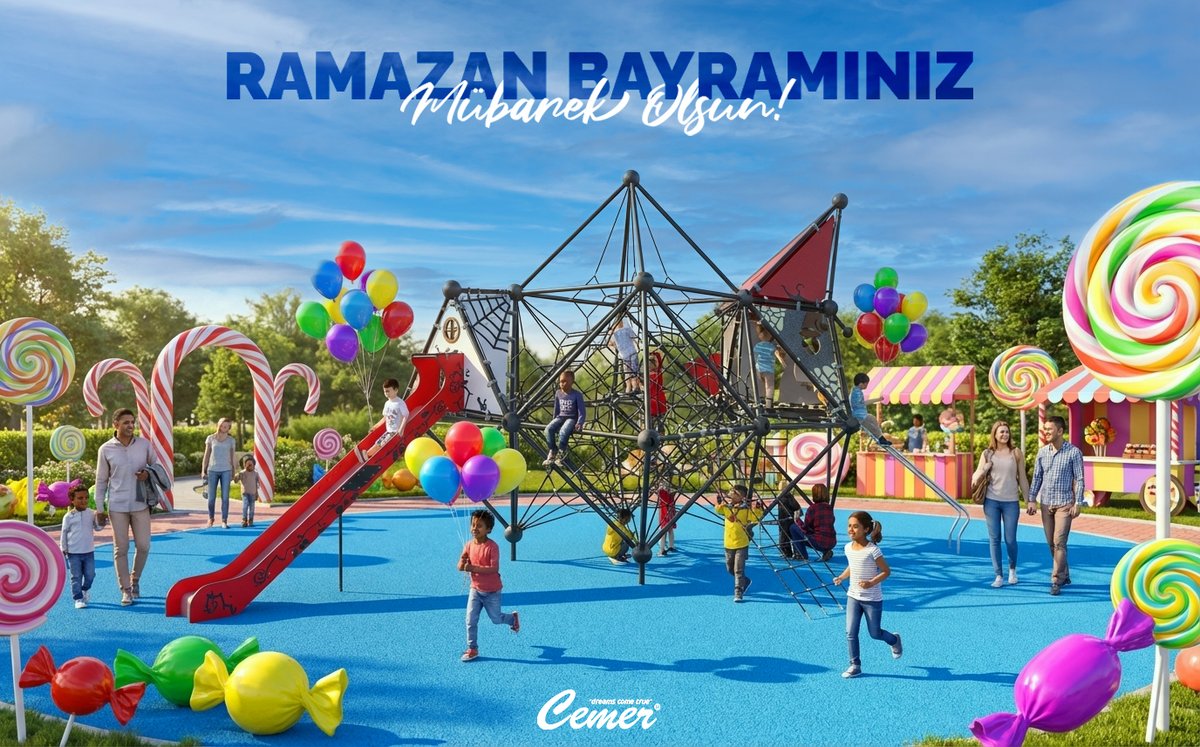 Ramazan Bayramınız Mübarek Olsun! 

Şeker gibi bir bayram diliyoruz. 🍬🍭
hashtag#PLANPLAY ile hayalindeki oyun alanını tasarla, bayram neşesini oyunla büyüt! 🎈

Şimdi sende dene: cemer.com/tr/plan-play

#Cemer #ramazanbayramı #AI