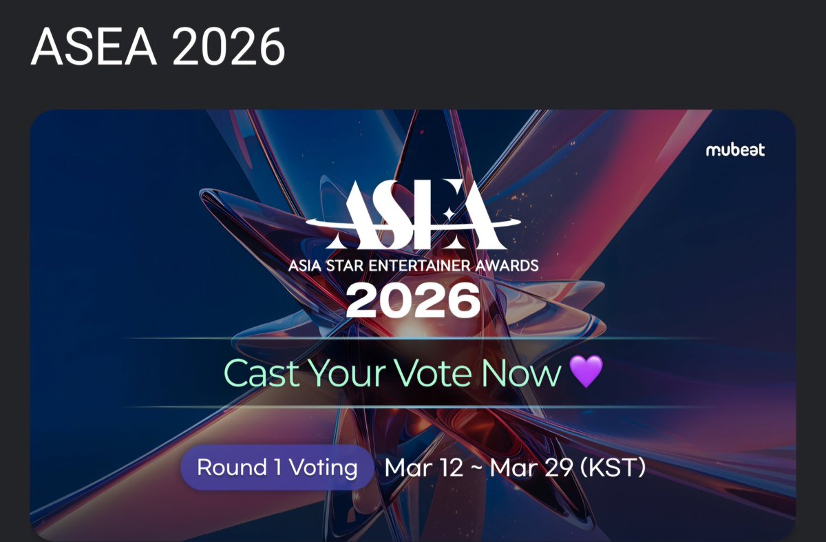 miki3737's tweet photo. Mubeat ASEA 2026 Voting Guide for Sunmi 🫶🏻💜

#선미 #SUNMI https://t.co/Tv0P2ypnbk