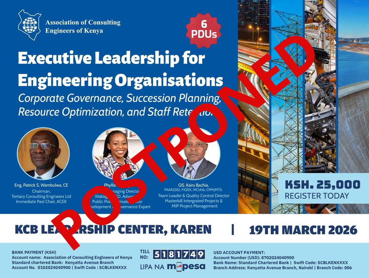 The Association of Consulting Engineers of Kenya tweet media