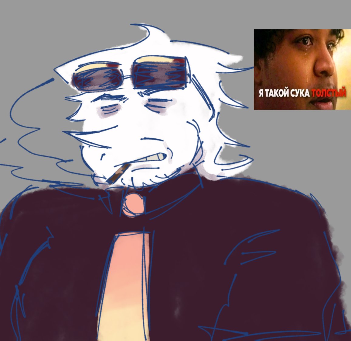 SweetBugLover's tweet photo. This is so peak I needed to draw him 💔 https://t.co/LlQwSnhjpm