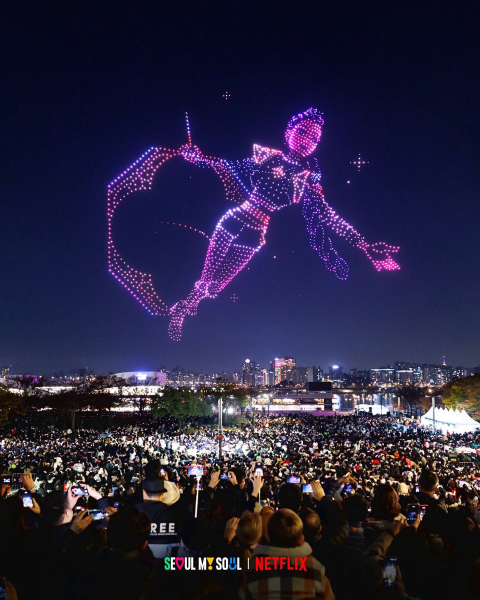 さらに豪華になった漢江ドローンライトショー🎇 2026年春の公演