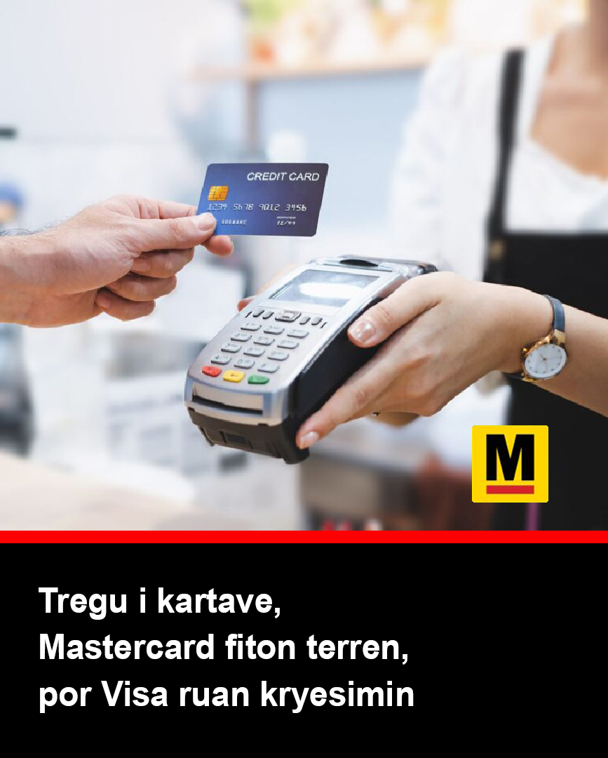 revista_monitor's tweet photo. Visa ruajti kryesimin në tregun shqiptar të kartave të pagesave edhe vitin e kaluar, por kompania rivale Mastercard fitoi lehtë terren
Lexo lajmin https://t.co/vezOPpc2PC https://t.co/kOhzfauqnv