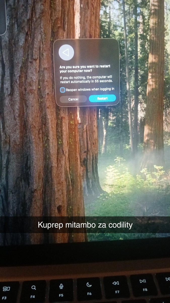 HovSaintBrandon's tweet photo. @SebbieMzing Nimesha restart machine....ready for the codility test #safaricomainternship #codility #SWE #Internship #Decode #moringa https://t.co/f9op1yHlrB