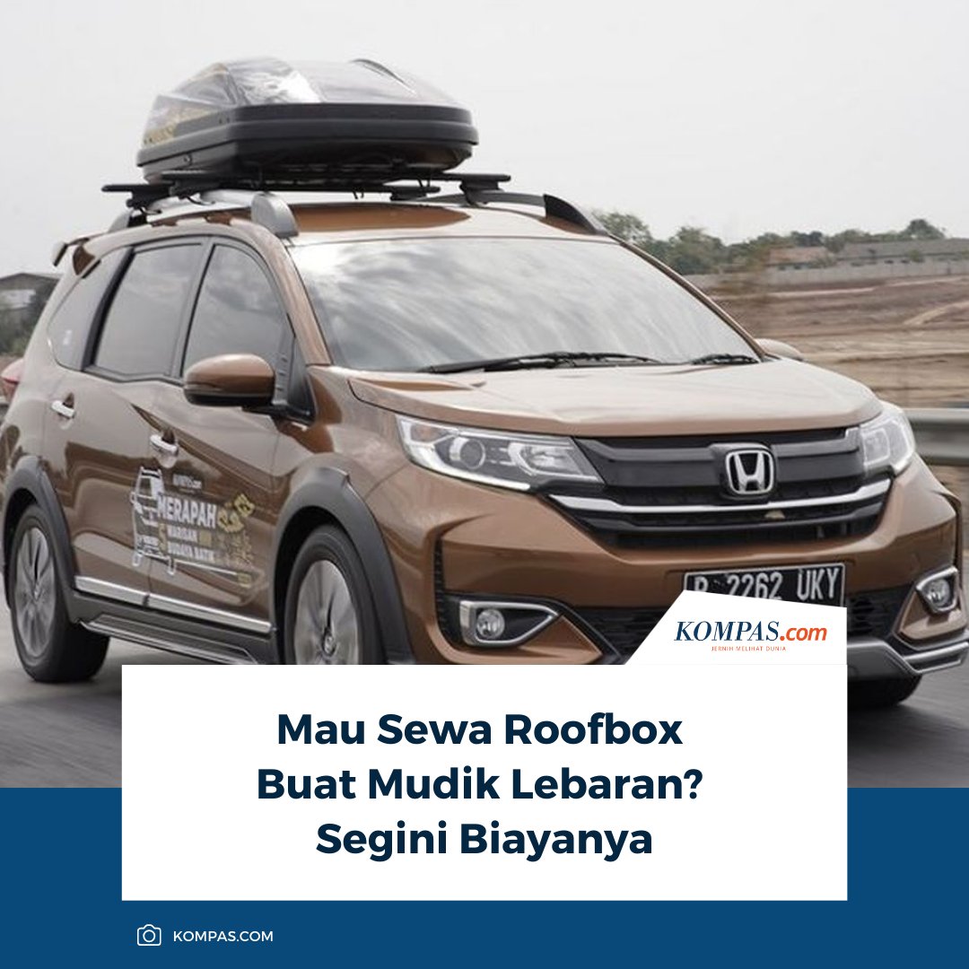 kompascom's tweet image. Saat mudik Lebaran 2026 kebutuhan ruang tambahan pada mobil biasanya meningkat. Salah satu solusi adalah menggunakan roof box untuk menambah ruang bawaan agar kabin mobil tetap lega.

Baca Selengkapnya 👇🏻
otomotif.kompas.com/read/2026/03/1… 

~NA #MudikLebaran #RoofBox #TipsMudik