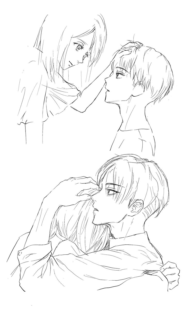 어린 리바이 돌봐주는 페트라
인데 너무그뭔씹같고그래서걍 낙서상태로올리께요
 #リヴァペト #rivetra