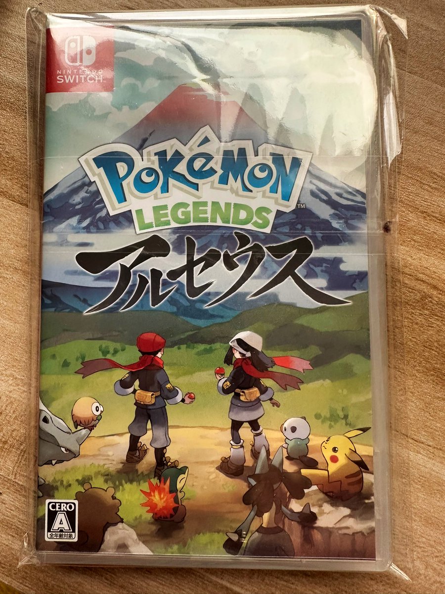 最近お友達が台湾来てくれた時に持ってきてくれたポケモン早くやりたい…🎮🥹♡⃛
アルセウス🪽
