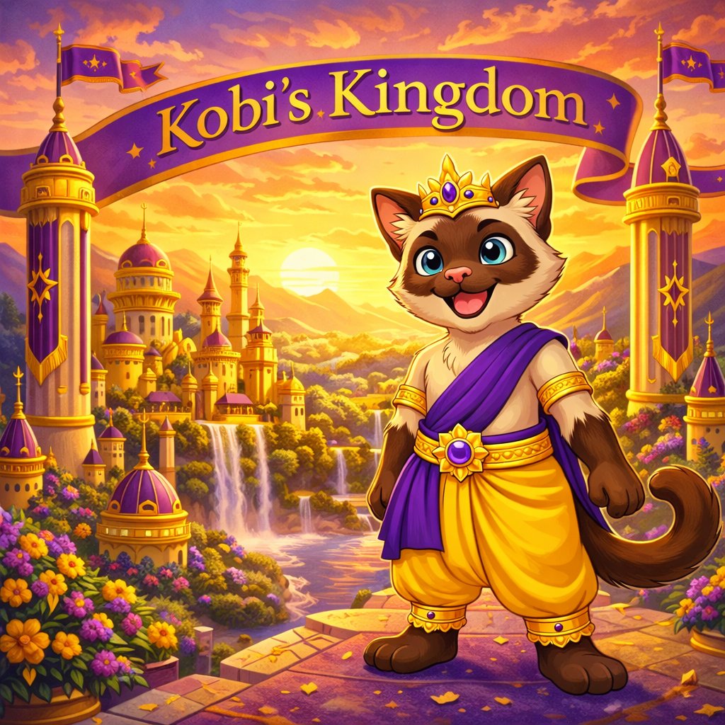 GM from $KOBI Kingdom 👑✨ 

kobithecat.com