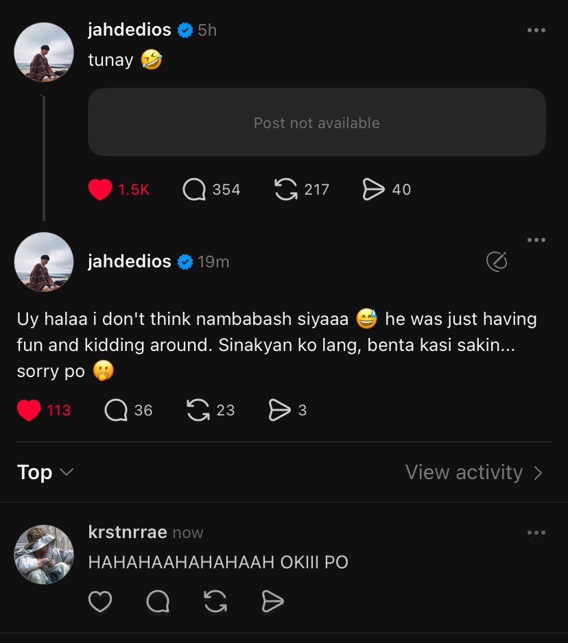 SORRY DI KO RIN ALAM NA MABABASH SIYA HAYYYY HAHAHAHAHAHAAAHAAHHAHAHAHAHAHHAHAHA BATA MOKO JUSTIN 😭