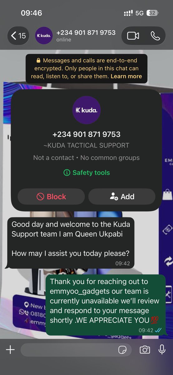 emmyoo1's tweet photo. @joinkuda Check this scammer https://t.co/oWvRpX54i7