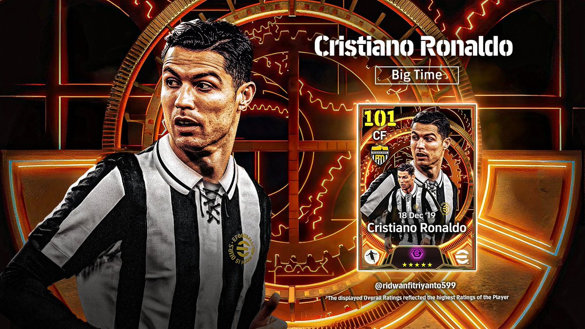 Concept Art
Big Time Card Efootball 24

Cristiano Ronaldo
(Juventus vs Sampdoria)

It's been a long time since we saw the purple Booster back in Efootball, it last appeared in Big Time Card MSN, when and for what edition will the Booster be back?
#efootball