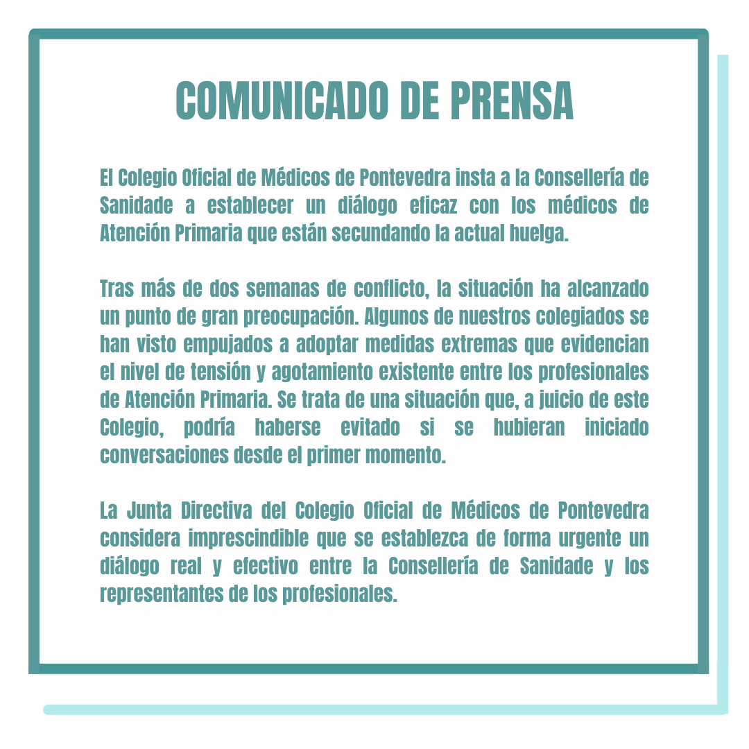 Ilustre Colegio Oficial de Médicos de Pontevedra tweet media