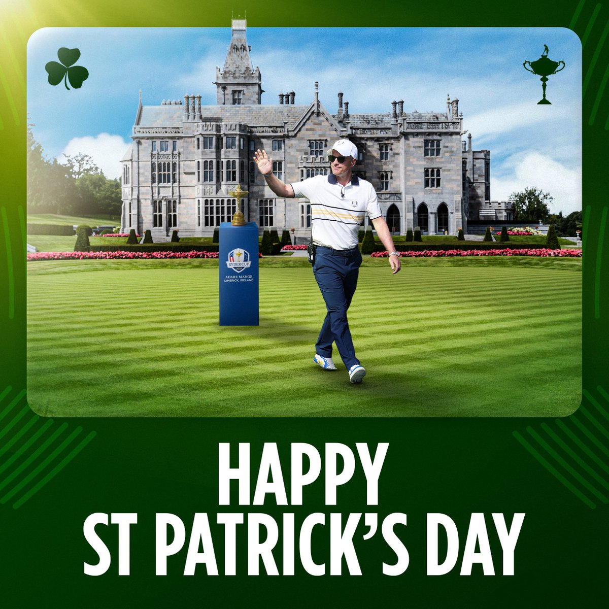 Happy St Patrick's Day from all at Ryder Cup Europe ☘