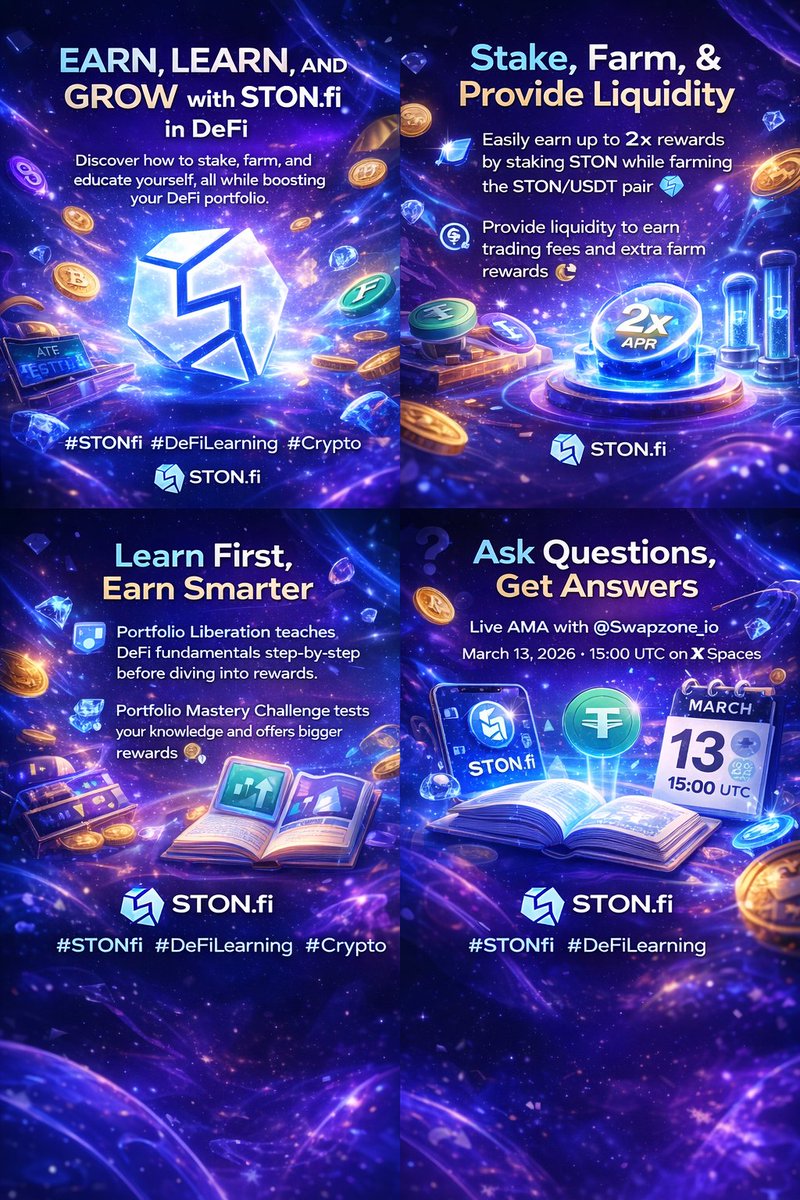 VCryptoInk's tweet image. Tweet 1:

Want to earn in DeFi without feeling lost? @ston_fi is helping users turn curiosity into confidence, moving from beginners to informed participants. Here’s how .
🧵👇
 #DeFiLearning #STONfi
 #CryptoEducation