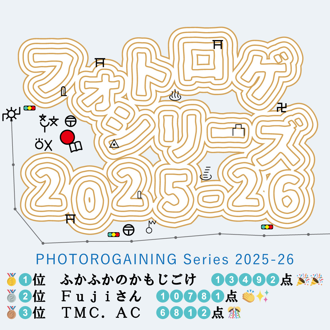 photorogaining's tweet photo. フォトロゲシリーズ2025-26、全大会が終了しました。
🏆✨ポイントランキング入賞チームの発表です！✨🏆
🥇1位　ふかふかのかもじごけ　13492点 🎉🎉
🥈2位　Fujiさん　10781点 👏✨
🥉3位　ＴＭＣ．ＡＣ　6812点 🎊
全チームの結果はこちらのリンクからご覧ください。
https://t.co/sz8c3Zf0Jp https://t.co/ReVcSHwXTN