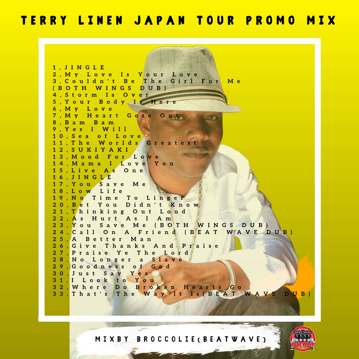 残り４日！今週土曜！！

“THE WORLD GREATEST”-TERRY LINEN JAPAN TOUR 2026 in 鹿児島

TERRY LINEN JAPAN TOUR in 鹿児島！

ダンスで聴いたあの声が聴けます！鹿児島で皆で大合唱しましょう！！

on.soundcloud.com/F9cK5xonVH8zlv…

金曜までの前売りの方がお得なので是非ご予約お待ちしてます！！