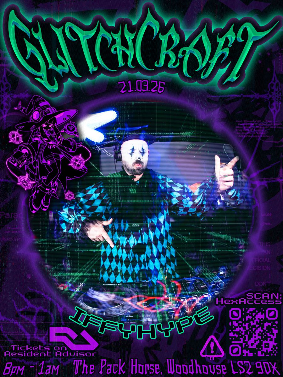 iffyhype's tweet photo. ::TRANSMISSION::
GlitchCraft incoming.

pre_ritual_mix = LIVE_PREVIEW;
stream.available = TRUE;

connect();
listen(on IFFYHYPE Soundcloud);

RA.endpoint();
purchase_ticket();

https://t.co/0a1SBj8dlt https://t.co/2VQeJdMPcm