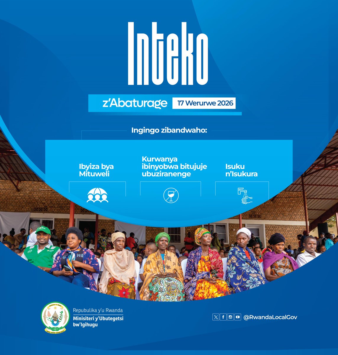 Ministry of Local Government | Rwanda tweet media