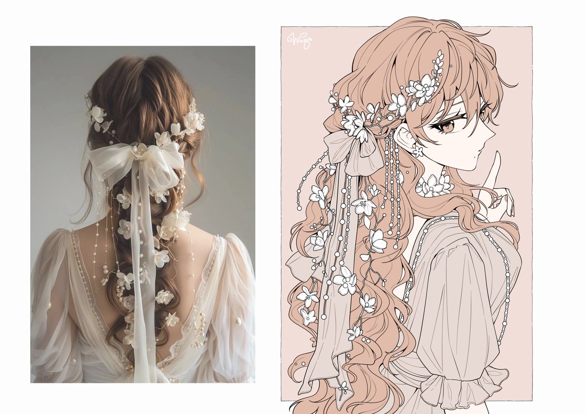 ก่อนหน้านี้เคยไถเจอเครื่องผมกะชุดน่ารัก เลยเอามาให้ลูกสาวใส่เล่น 💖