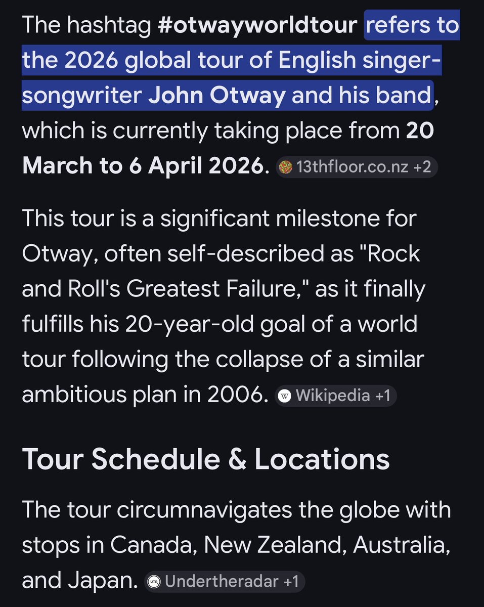 Dr. John Otway tweet media