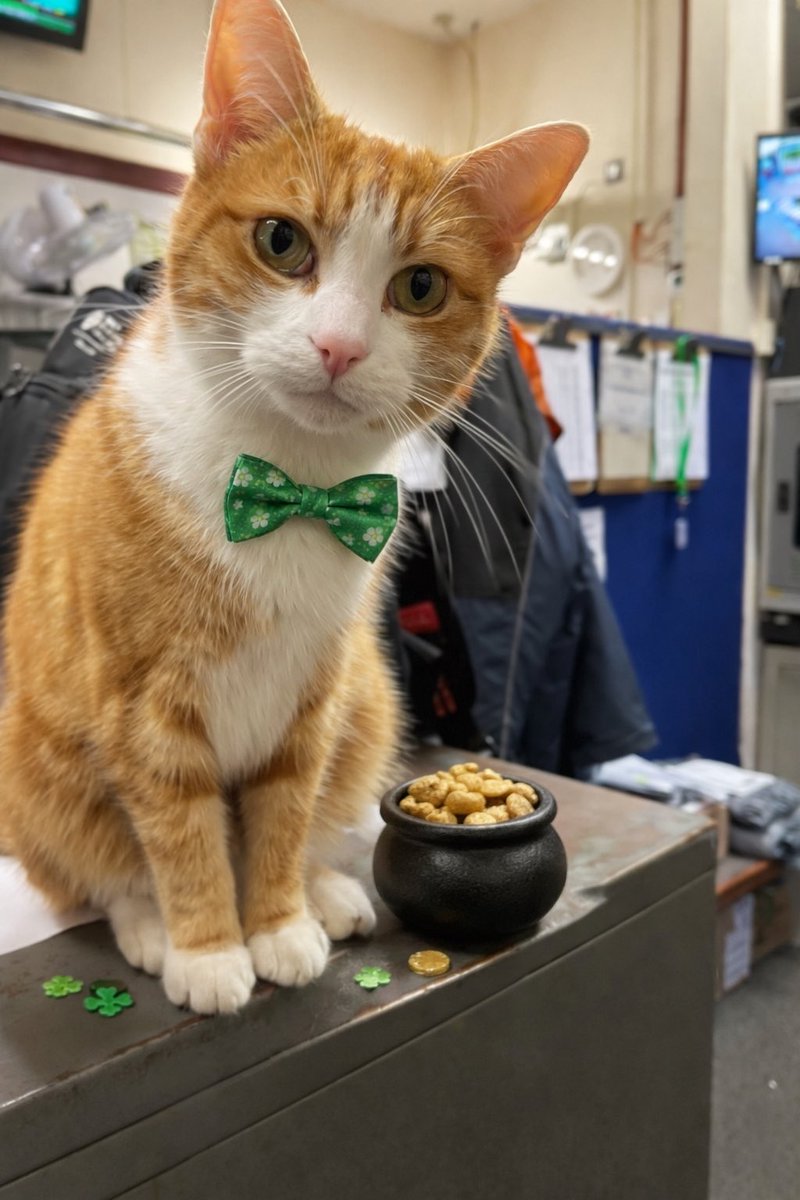 TheStourbridge's tweet image. Happy St Patrick’s Day, ☘️

May your day bring small glimmers of luck, gentle moments, and a little peace in your heart 

If today feels heavy, I’m sending you a soft paw of comfort… you’re not alone

And if you find a pot of gold
you know who to share it with 

#StPatricksDay