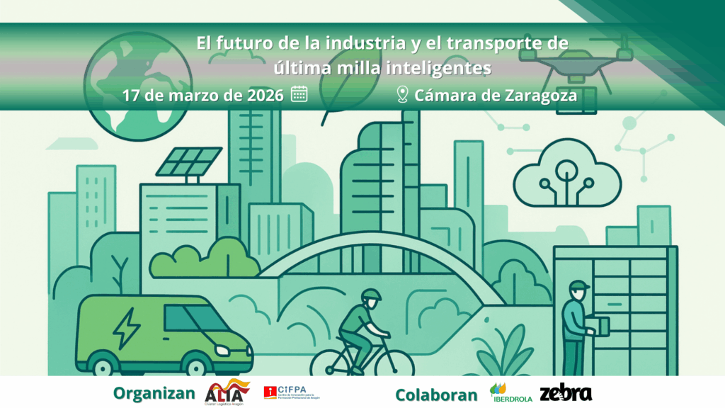 cifpa_aragon's tweet photo. En Cámara de Comercio de Zaragoza se desarrolla el  evento Living Lab, organizado por el Clúster Logístico Aragón (ALIA) y CIFPA. Un encuentro para reflexionar y compartir experiencias sobre modelos más sostenibles y eficientes en logística. 
@fp_aragon @todofp @GobAragon https://t.co/S25Z6sfOZp