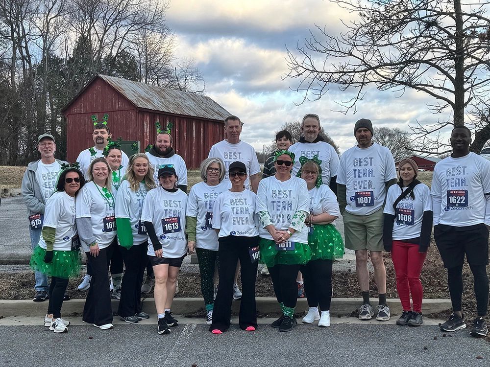 zekiah's tweet photo. Happy Saint Patrick's Day! ☘️

Zekiah is proud to have participated in the 11th Annual Shamrock 5K on Sunday. The beneficiary was the Clements Cuties, who support local families in their fight against childhood cancers. 

#5K #teamwork https://t.co/1DrGjr48os