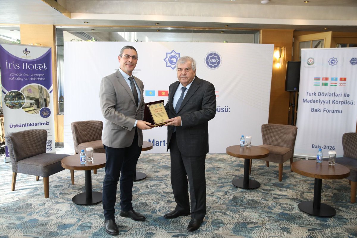 FinalUniversity's tweet photo. Uluslararası Final Üniversitesi, Azerbaycan’ın başkenti Bakü’de düzenlenen “Türk Devletleri ile Kültür Köprüsü – Bakü Forumu”nda temsil edildi. https://t.co/gmFsdXbtdf