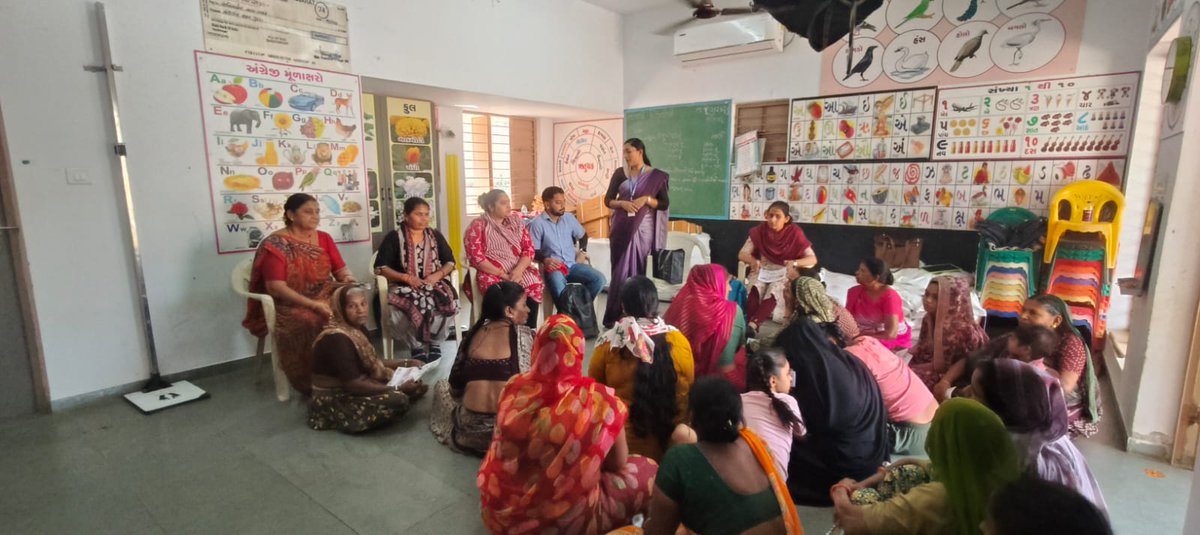 આજ રોજ ગાંધીનગર જિલ્લાના લીંબડીયા ગામ DDUGKY ટ્રેનિંગ માટે મિટિંગ કરી.