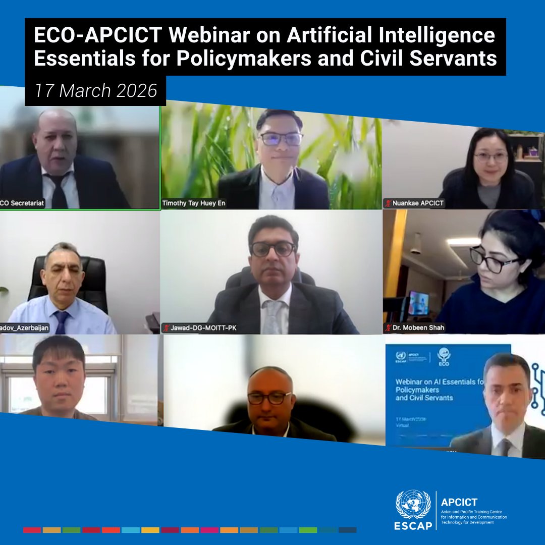 APCICT/ESCAP tweet media