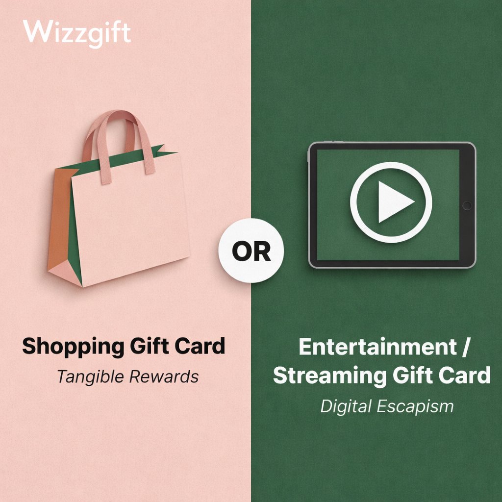 wizzgift's tweet image. This or That? 🎁

From coffee or restaurant, shopping or streaming, travel or gaming — Wizzgift has all your favorite gift cards.

Decode your choices and get rewarded! 💳

Claim your gift cards now 👉 : wizzgift.com

#GiftCards #DigitalRewards #CustomerLoyalty