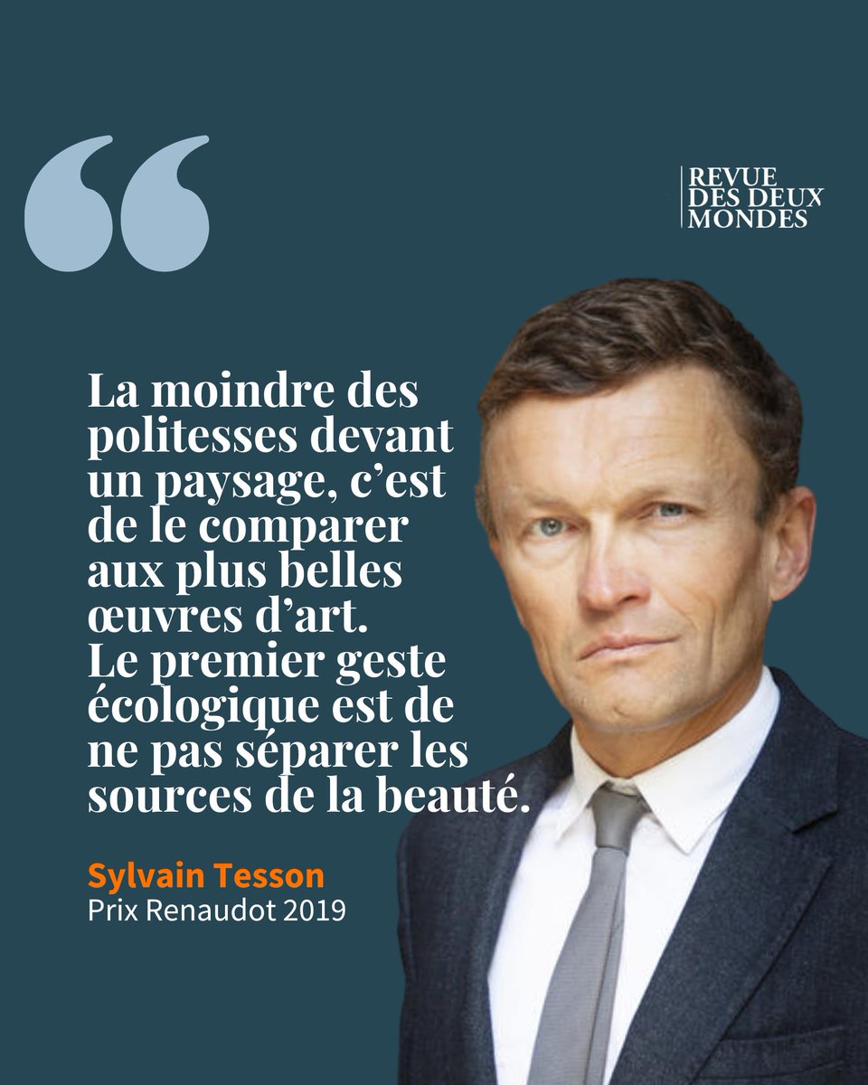 Revuedes2Mondes's tweet photo. 🔸[ LITTÉRATURE ]

🗞️ À lire : « Passages dans le paysage » de Sylvain Tesson dans notre dernier numéro « La France qu’on aime ». Disponible en kiosque, en librairie et sur notre boutique en ligne https://t.co/AkFtGJkvVT https://t.co/lgK53CFflG