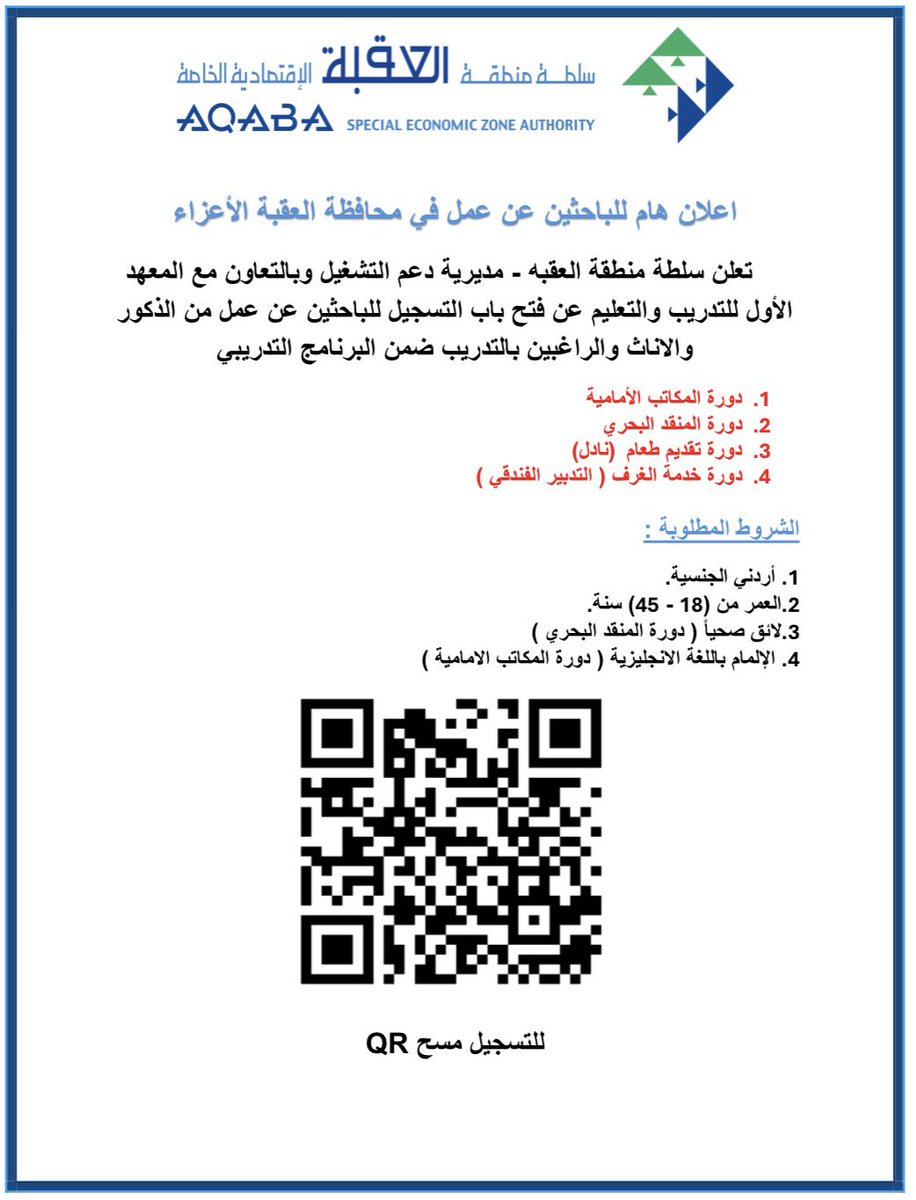 ASEZA سلطة منطقة العقبة الإقتصادية الخاصة tweet media