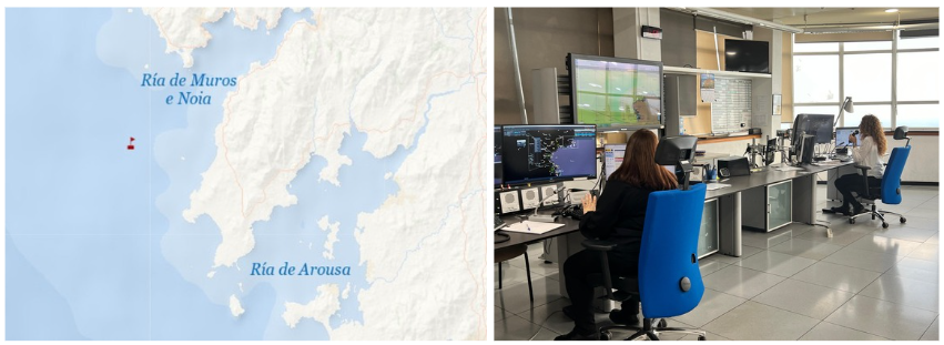 Hundimiento de pesquero esta mañana en la entrada de la ría de Muros y Noia. El pesquero Domar, en la zona, rescata a los 6 tripulantes que iban a bordo. El Centro de Coordinación de Fisterra moviliza a la tripulación de la Salvamar Regulus, que los recoge y los traslada a Porto