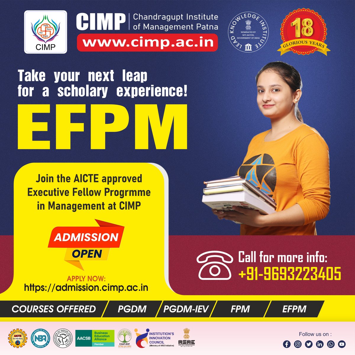 Chandragupt Institute of Management Patna (CIMP) tweet media